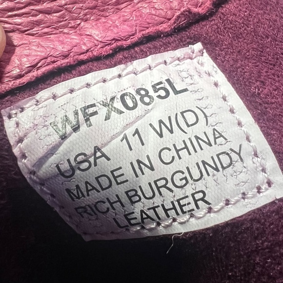 |•PROPET•| Rich Burgundy Leather Ankle Boots Size 11 - Picture 9 of 9